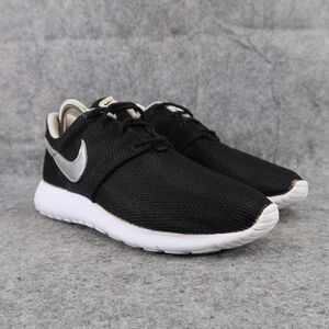 Nike Shoes Kids 5Y Sneakers Athletic Roshe One Active Lifestyle Black Silver Low